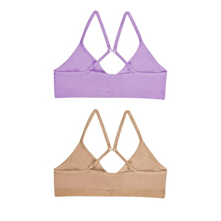 Hanes Girls Cami Strap Wirefree Bra 2-Pack Hanes Girls Cami Strap Wirefree Bra 2-Pack